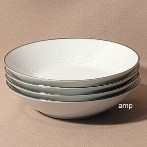 Noritake Reina 6450 (Lot of 4) Fruit Dessert Bowls (5 1/2") EXCELLENT!